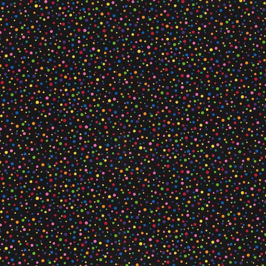 Fabric Traditions Multicolored Polka Dots Cotton Fabric